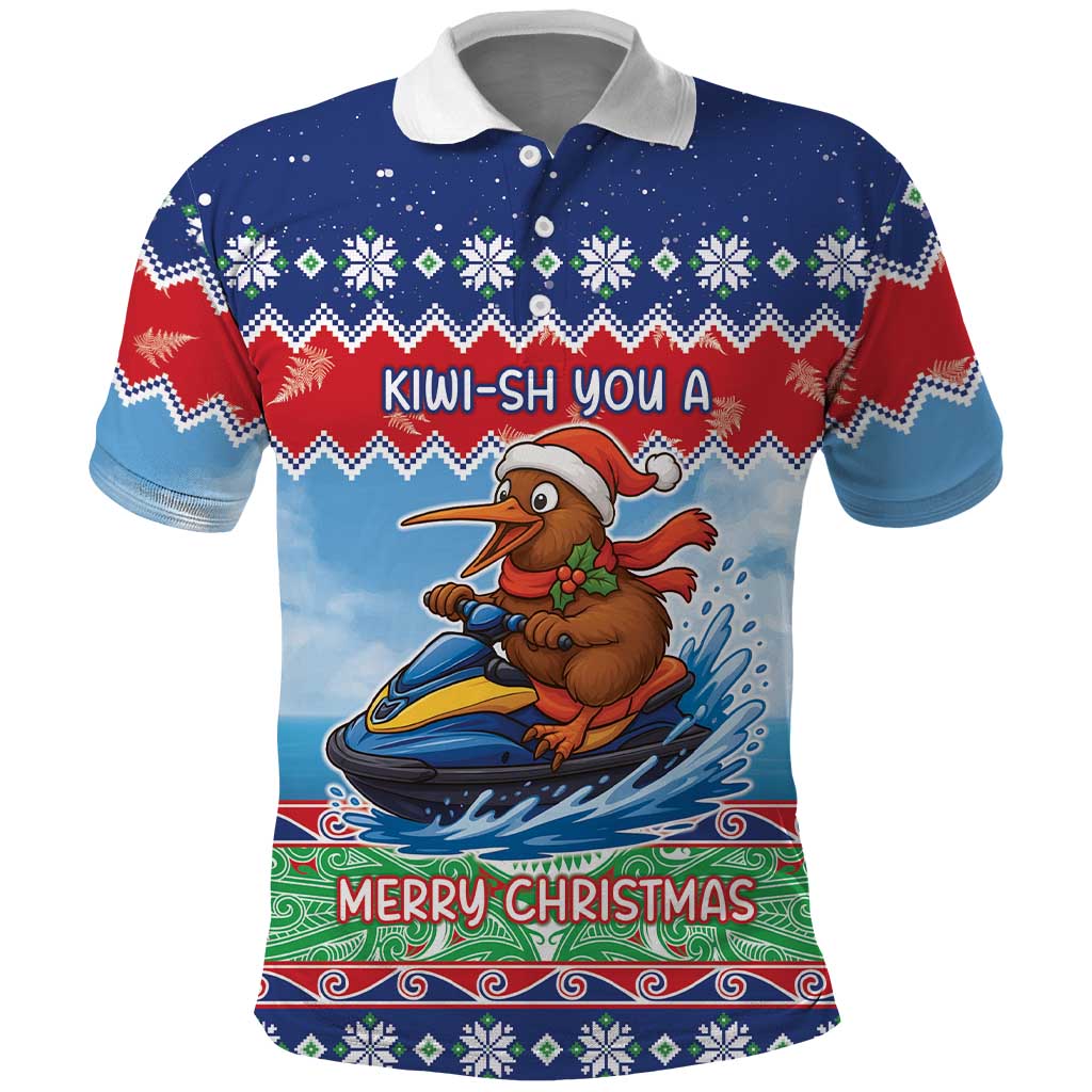 New Zealand Christmas Polo Shirt Funny Jet Ride Kiwi Xmas - Aussie Hoodie