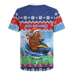 New Zealand Christmas Rugby Jersey Funny Jet Ride Kiwi Xmas - Aussie Hoodie