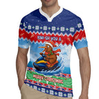 New Zealand Christmas Rugby Jersey Funny Jet Ride Kiwi Xmas - Aussie Hoodie