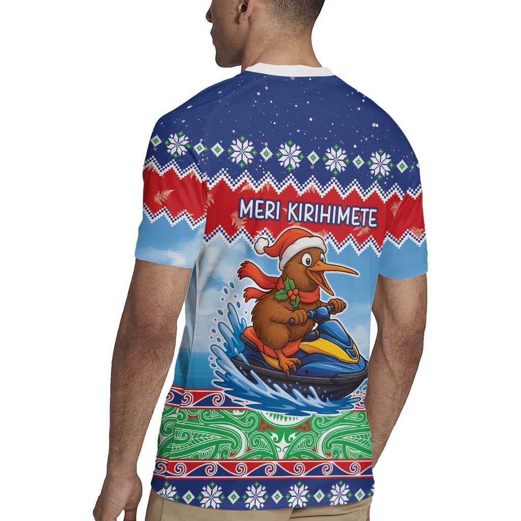 New Zealand Christmas Rugby Jersey Funny Jet Ride Kiwi Xmas - Aussie Hoodie