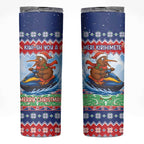 New Zealand Christmas Skinny Tumbler Funny Jet Ride Kiwi Xmas - Aussie Hoodie