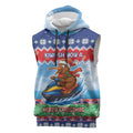 New Zealand Christmas Sleeveless Hoodie Funny Jet Ride Kiwi Xmas - Aussie Hoodie