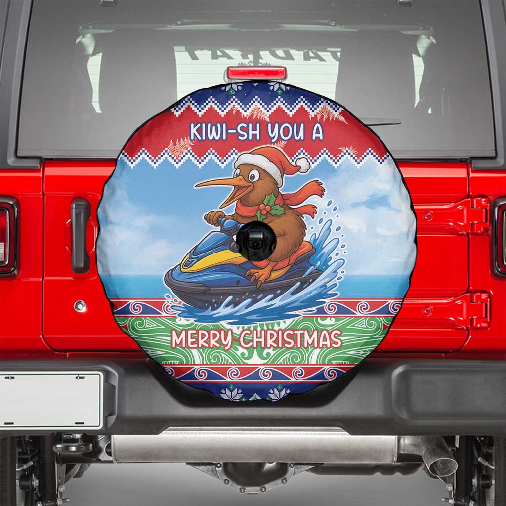 New Zealand Christmas Spare Tire Cover Funny Jet Ride Kiwi Xmas - Aussie Hoodie