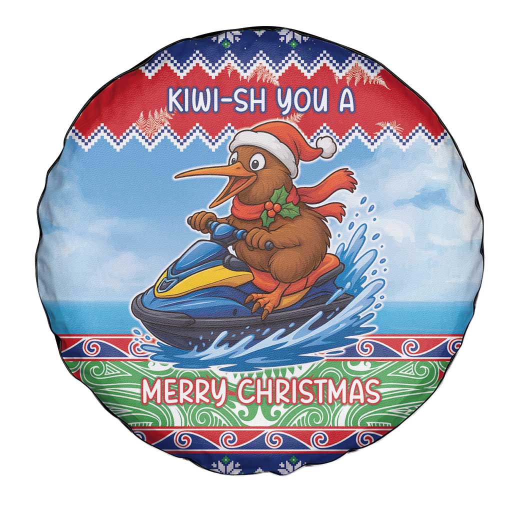 New Zealand Christmas Spare Tire Cover Funny Jet Ride Kiwi Xmas - Aussie Hoodie