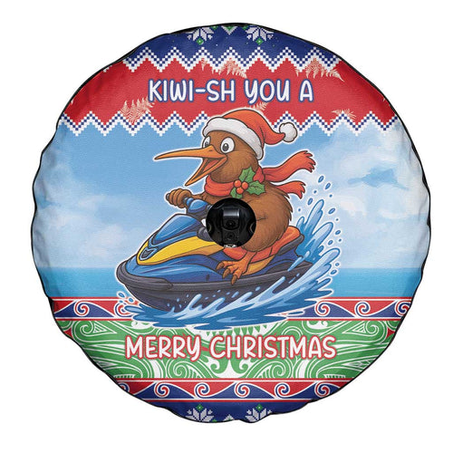New Zealand Christmas Spare Tire Cover Funny Jet Ride Kiwi Xmas - Aussie Hoodie