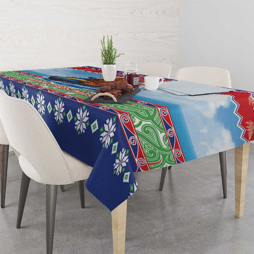 New Zealand Christmas Tablecloth Funny Jet Ride Kiwi Xmas - Aussie Hoodie