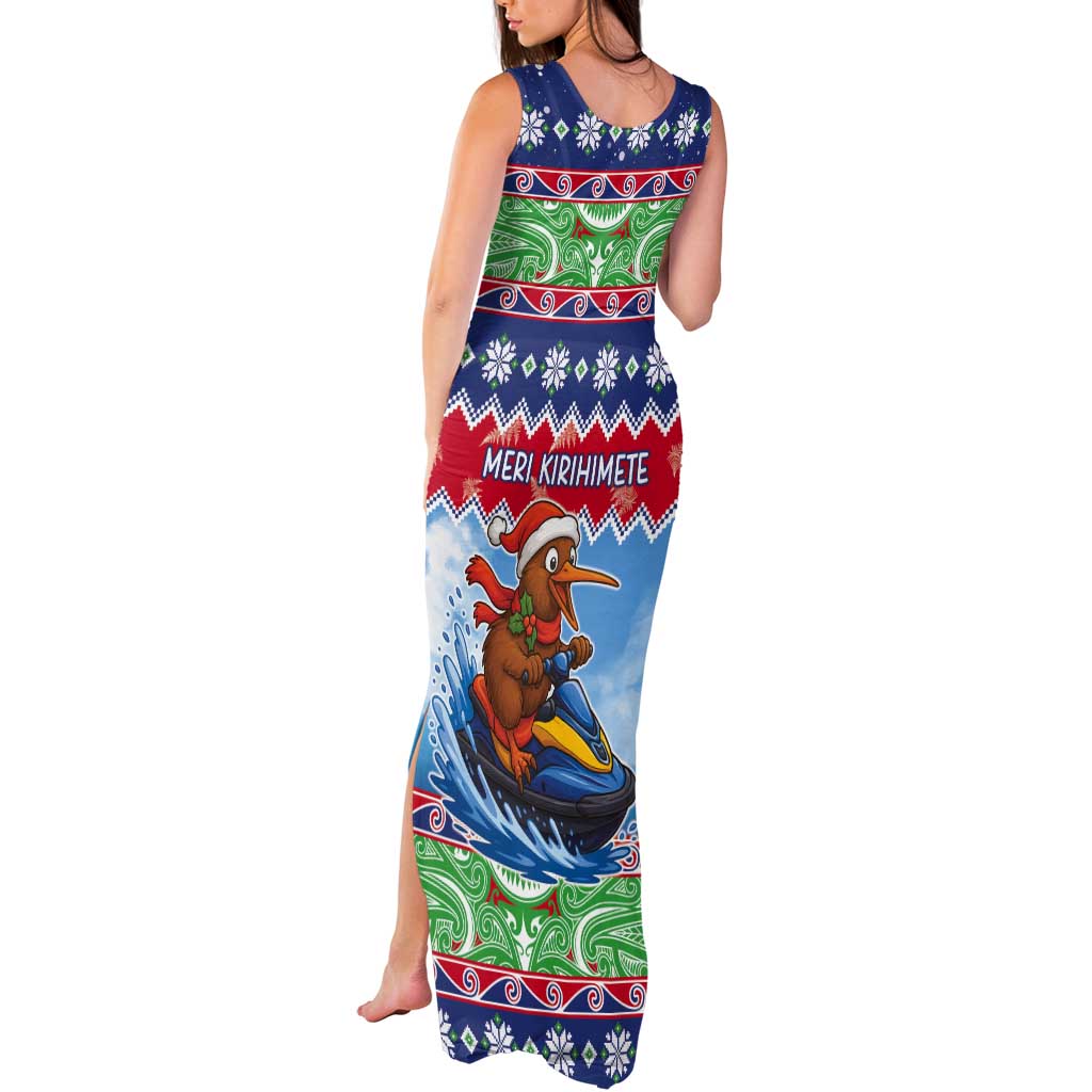 New Zealand Christmas Tank Maxi Dress Funny Jet Ride Kiwi Xmas - Aussie Hoodie