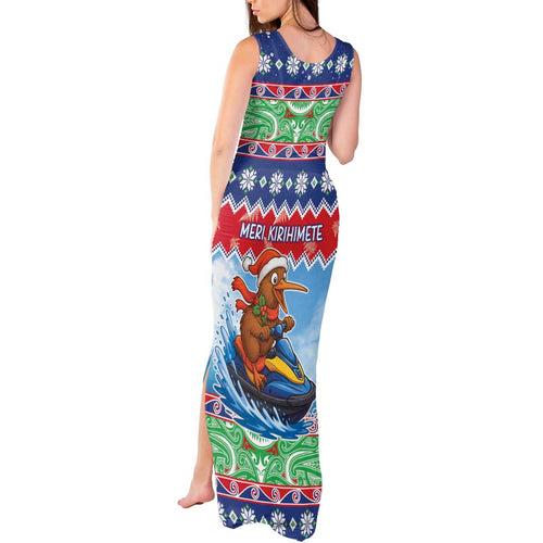 New Zealand Christmas Tank Maxi Dress Funny Jet Ride Kiwi Xmas - Aussie Hoodie