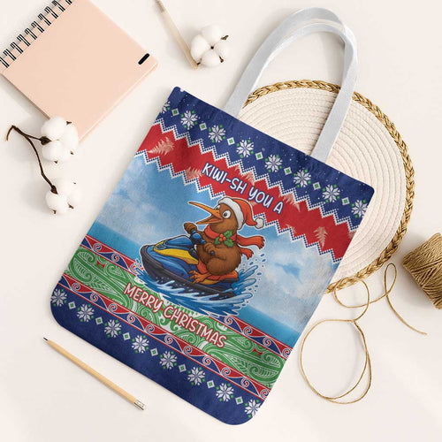 New Zealand Christmas Tote Bag Funny Jet Ride Kiwi Xmas - Aussie Hoodie