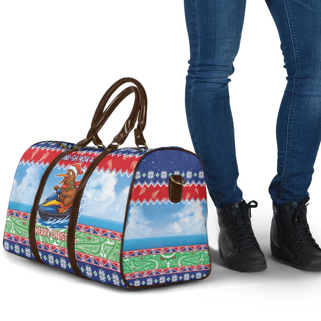 New Zealand Christmas Travel Bag Funny Jet Ride Kiwi Xmas - Aussie Hoodie