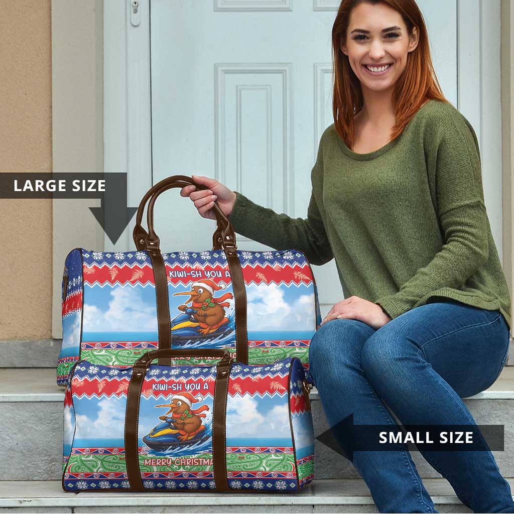 New Zealand Christmas Travel Bag Funny Jet Ride Kiwi Xmas - Aussie Hoodie