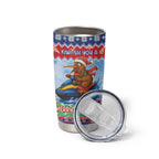 New Zealand Christmas Tumbler Cup Funny Jet Ride Kiwi Xmas - Aussie Hoodie
