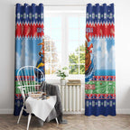 New Zealand Christmas Window Curtain Funny Jet Ride Kiwi Xmas - Aussie Hoodie