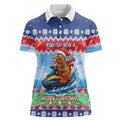New Zealand Christmas Women Polo Shirt Funny Jet Ride Kiwi Xmas - Aussie Hoodie