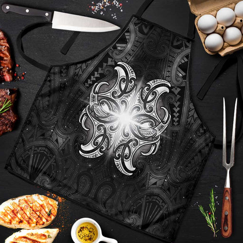 New Zealand Matariki Apron Maori Moko Black Galaxy