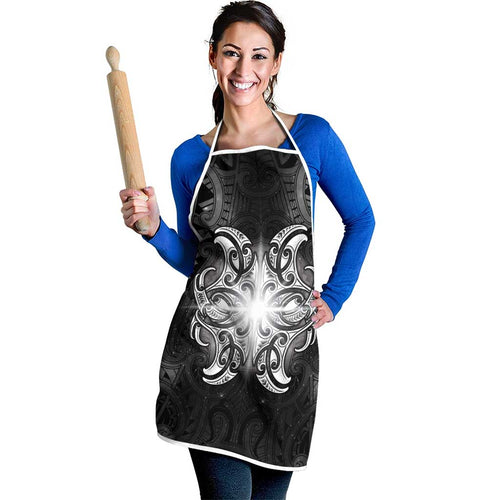 New Zealand Matariki Apron Maori Moko Black Galaxy