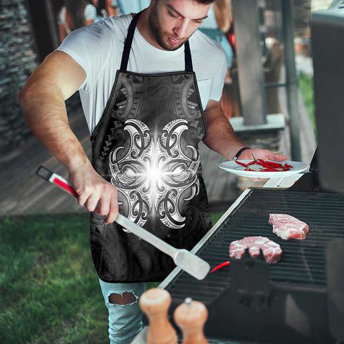 New Zealand Matariki Apron Maori Moko Black Galaxy