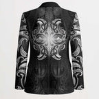 New Zealand Matariki Blazer Maori Moko Black Galaxy