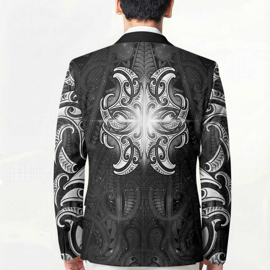 New Zealand Matariki Blazer Maori Moko Black Galaxy