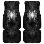 New Zealand Matariki Car Mats Maori Moko Black Galaxy