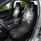 New Zealand Matariki Car Seat Cover Maori Moko Black Galaxy