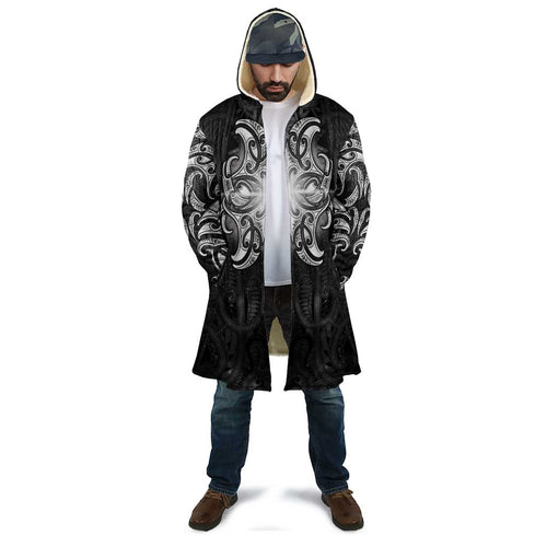 New Zealand Matariki Cloak Maori Moko Black Galaxy