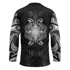 New Zealand Matariki Hockey Jersey Maori Moko Black Galaxy