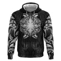 New Zealand Matariki Hoodie Maori Moko Black Galaxy