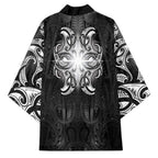 New Zealand Matariki Kimono Maori Moko Black Galaxy