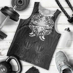 New Zealand Matariki Men Tank Top Maori Moko Black Galaxy