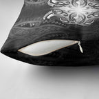 New Zealand Matariki Pillow Cover Maori Moko Black Galaxy