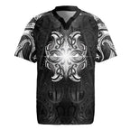 New Zealand Matariki Rugby Jersey Maori Moko Black Galaxy