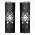 New Zealand Matariki Skinny Tumbler Maori Moko Black Galaxy
