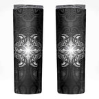 New Zealand Matariki Skinny Tumbler Maori Moko Black Galaxy