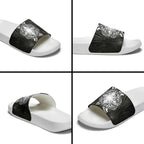New Zealand Matariki Slide Sandals Maori Moko Black Galaxy