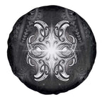 New Zealand Matariki Spare Tire Cover Maori Moko Black Galaxy