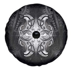 New Zealand Matariki Spare Tire Cover Maori Moko Black Galaxy