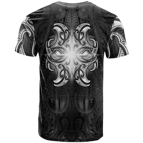 New Zealand Matariki T Shirt Maori Moko Black Galaxy