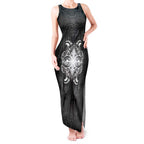 New Zealand Matariki Tank Maxi Dress Maori Moko Black Galaxy