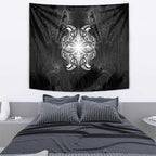 New Zealand Matariki Tapestry Maori Moko Black Galaxy