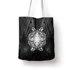 New Zealand Matariki Tote Bag Maori Moko Black Galaxy