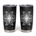 New Zealand Matariki Tumbler Cup Maori Moko Black Galaxy