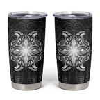 New Zealand Matariki Tumbler Cup Maori Moko Black Galaxy