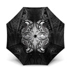 New Zealand Matariki Umbrella Maori Moko Black Galaxy