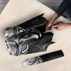 New Zealand Matariki Umbrella Maori Moko Black Galaxy