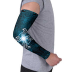 New Zealand Matariki Waita Arm Sleeves Maori Moko Dark Blue Galaxy