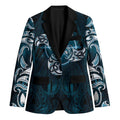 New Zealand Matariki Waita Blazer Maori Moko Dark Blue Galaxy