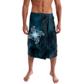 New Zealand Matariki Waita Lavalava Maori Moko Dark Blue Galaxy