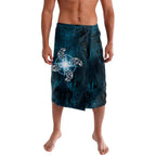 New Zealand Matariki Waita Lavalava Maori Moko Dark Blue Galaxy