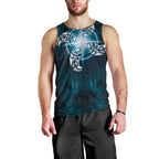 New Zealand Matariki Waita Men Tank Top Maori Moko Dark Blue Galaxy